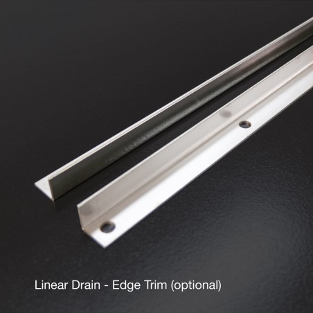 Hide Linear Drain Tile Edge Trim 1210mm (Optional)
