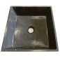Pietra Grey Honed Tapered Square Basin Marble 1496