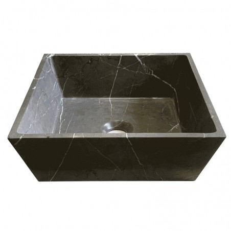 Pietra Grey Honed Tapered Square Basin Marble 1497