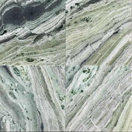 Imperial Green Honed Marble Tile 305x305