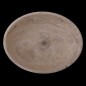 Pearl White Onyx Honed Oval Basin 3997 With Matching Pop-Up Waste