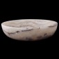 Pearl White Onyx Honed Oval Basin 4000 With Matching Pop-Up Waste