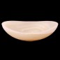 White Onyx Honed Oval Basin Concave Design 4129 With Matching Pop-Up Waste