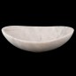 Bianca Luminous Honed Oval Concave Design Basin 4158 With Matching Pop-Up Waste