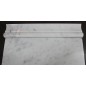 Carrara Honed Bullnose Capping Marble 305x60
