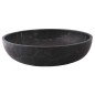 Nero Marquina Honed Oval Basin Marble 4074 With Matching Pop-Up Waste