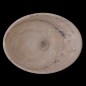 Pearl White Onyx Honed Oval Basin 4003 With Matching Pop-Up Waste