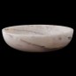 White Tiger Onyx Honed Oval Basin 4003 With Matching Pop-Up Waste