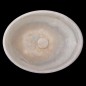 White Onyx Honed Oval Basin 3871 With Matching Pop-Up Waste