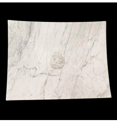 Persian White Honed Plate Design Basin Marble 4196