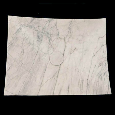 Persian White Honed Plate Design Basin Marble 4197
