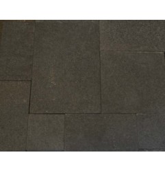 Diamond Black Flamed French Pattern Granite Tiles 20mm