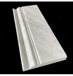 Carrara Honed Heritage Design Skirting Marble