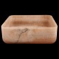 Chocolate Onyx Honed Square Basin 4170 With Matching Pop-Up Waste