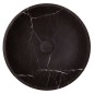 Pietra Grey Honed Round Basin Limestone 4028 With Matching Pop-Up Waste
