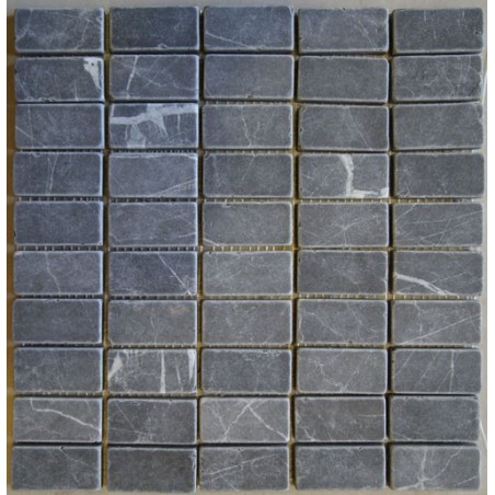 Pietra Grey Mosaic - Tumbled - 60x30|Sheet Size:308x316 
