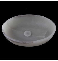 Smoke Onyx Honed Oval Basin 4004 With Matching Pop-Up Waste