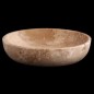 Classico Honed Oval Basin Travertine 4405 With Matching Pop-Up Waste