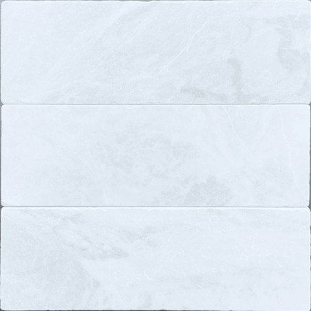 Nimbus White Tumbled Marble Tiles