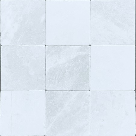 Nimbus White Tumbled Marble Tiles