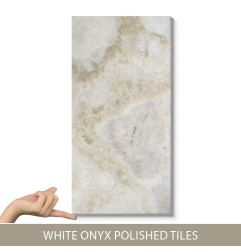 White Onyx Polished tiles 610x305