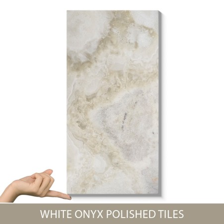 White Onyx Polished tiles 610x305