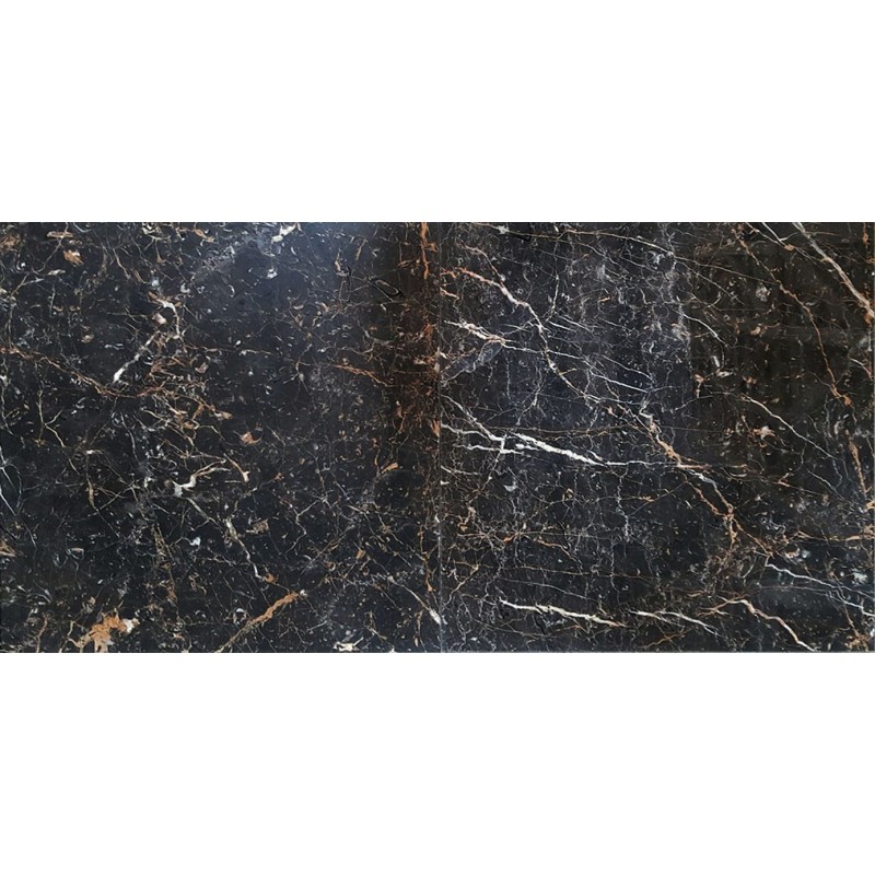 Black and Gold Polished Marble Tiles