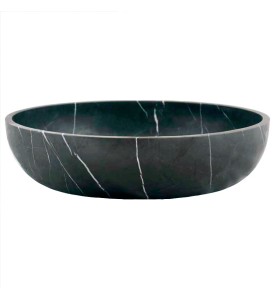 Pietra Grey Honed Oval Basin Limestone 4278 With Matching Pop-Up Waste