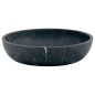 Pietra Grey Honed Oval Basin Limestone 4283 With Matching Pop-Up Waste