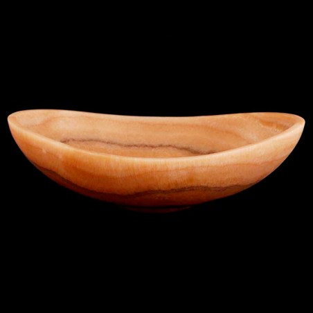 Chocolate Onyx Honed Oval Concave Design Basin 4379 With Matching Pop-Up Waste