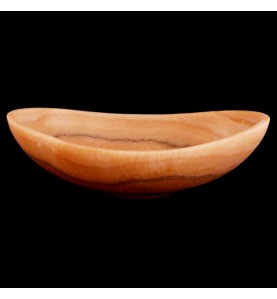 Chocolate Onyx Honed Oval Concave Design Basin 4379