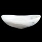 White Onyx Honed Oval Basin Concave Design 4383 With Matching Pop-Up Waste