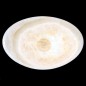 White Onyx Honed Oval Basin Concave Design 4385 With Matching Pop-Up Waste