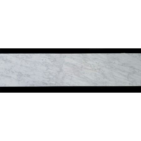 Carrara Honed Bullnose & Pencil Edge Step Tread / Vanity Top Marble