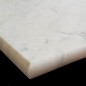Carrara Honed Bullnose & Pencil Edge Step Tread / Vanity Top Marble