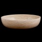Bianca Perla Honed Oval Basin Limestone 4425 With Matching Pop-Up Waste
