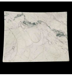 Persian White Honed Plate Design Basin Marble 4470
