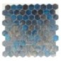 Mosaic Corp Ferrara Hexagon Italian Glass Mosaic Tiles