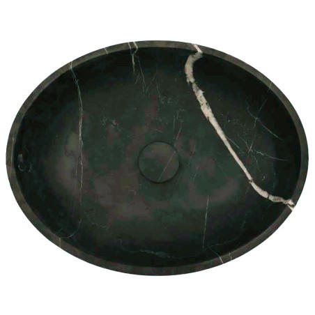 Pietra Grey Honed Oval Basin Limestone 4209