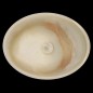 White Onyx Honed Oval Basin 4363 With Matching Pop-Up Waste