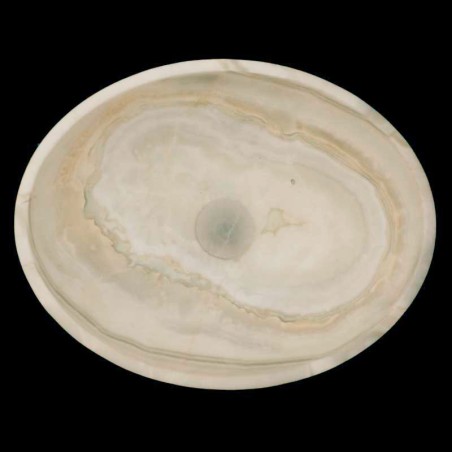 White Onyx Honed Oval Basin 4364