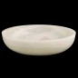 White Onyx Honed Oval Basin 4365 With Matching Pop-Up Waste