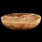Chocolate Onyx Honed Oval Basin 4368 With Matching Stone Pop-Up Waste