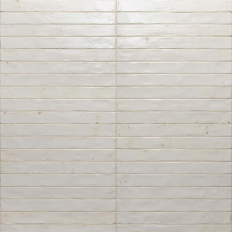Italian Colors White Brick Gloss Porcelain Tiles 450x48