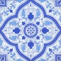 Morocco Persian Blue Gloss Porcelain Tiles 200X200