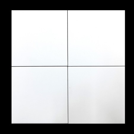 Spanish Frame Base White Matt Porcelain Tiles 147x147