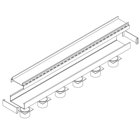 Lauxes Aluminium Tile Insert Plus Grates