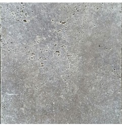 Silver Travertine Pavers Tumbled Crosscut