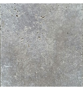 Silver Travertine Pavers Tumbled Crosscut