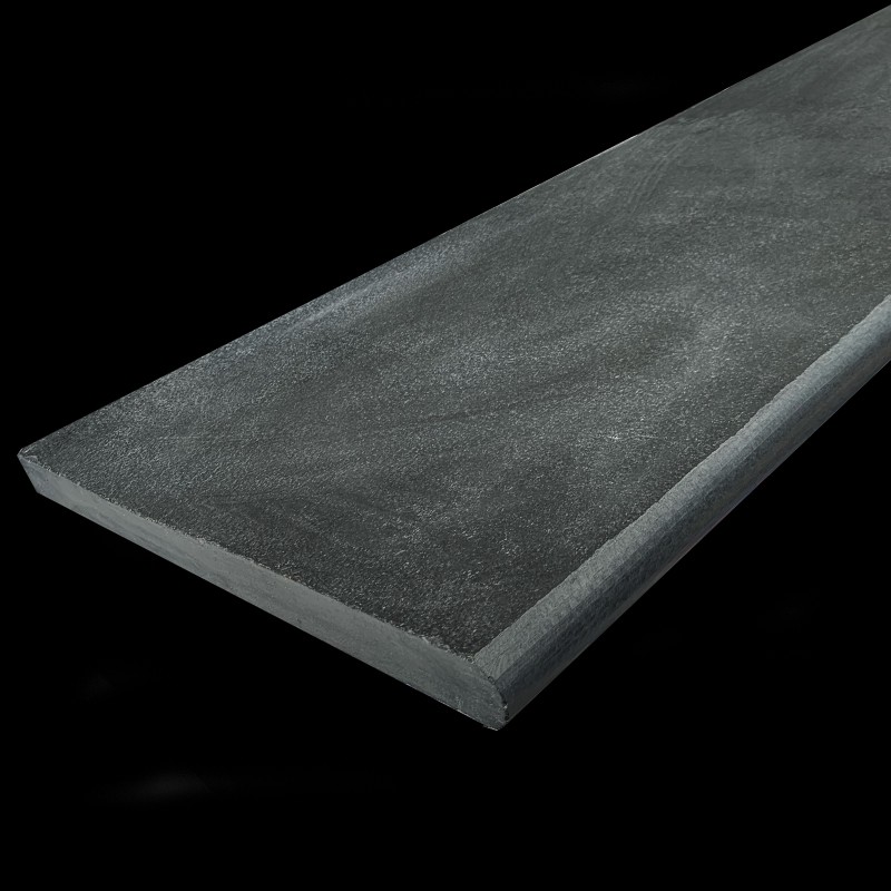 Norwegian Black Split Bullnose Step Tread